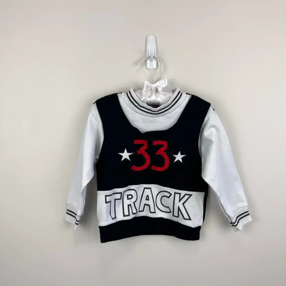 Vintage Carter's 33 Track Jersey Sweatshirt 3T USA